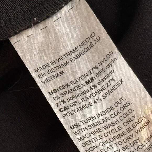 Chicos 2.5 Womens Black Pull-On Ankle Pants Button Detail Size 14 - Picture 3 of 14